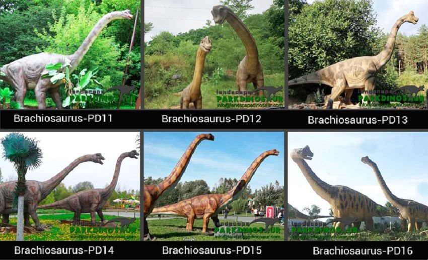 More Life Size Dinosaur Statue Brachiosaurus(001)